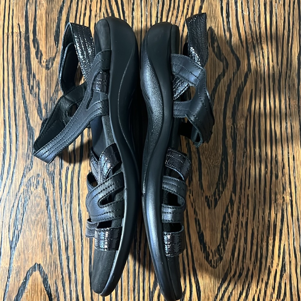 SAS sandal. Black open toe. - Picture 3 of 10